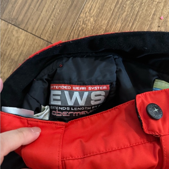 Obermeyer Vibrant orange and Black Snow/ ski Pants extended wear system - Picture 5 of 8